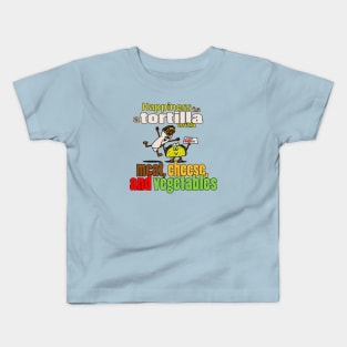 Tortilla Happiness Kids T-Shirt